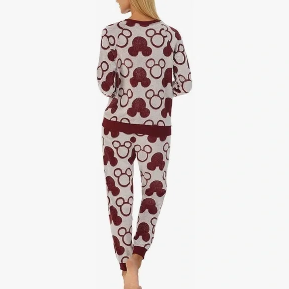 NEW! Disney Womens 2-Piece Fleece Jogger Lounge Set - Medium - Picture 4 of 5
